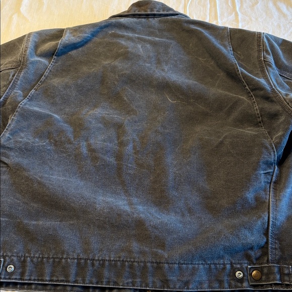 Carhartt Detroit J97 PTL Petrol Jacket , Slight Fade & Distress , Large , $375 - Picture 9 of 12